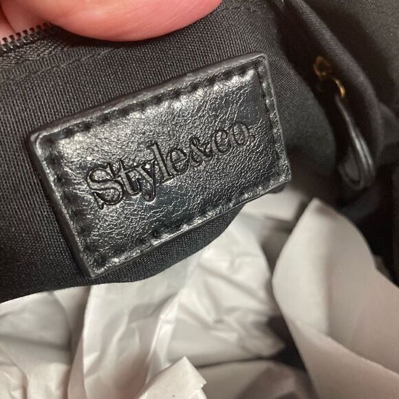 STYLE & Co. Women’s Black Crossbody & Shoulder Bag 13.5X3X13.5 - Picture 4 of 14